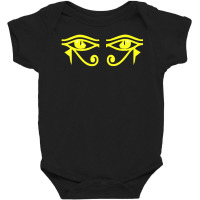 Pharaoh Eye Of Horus Eye Of Ra Ancient Egyptian God Baby Bodysuit | Artistshot