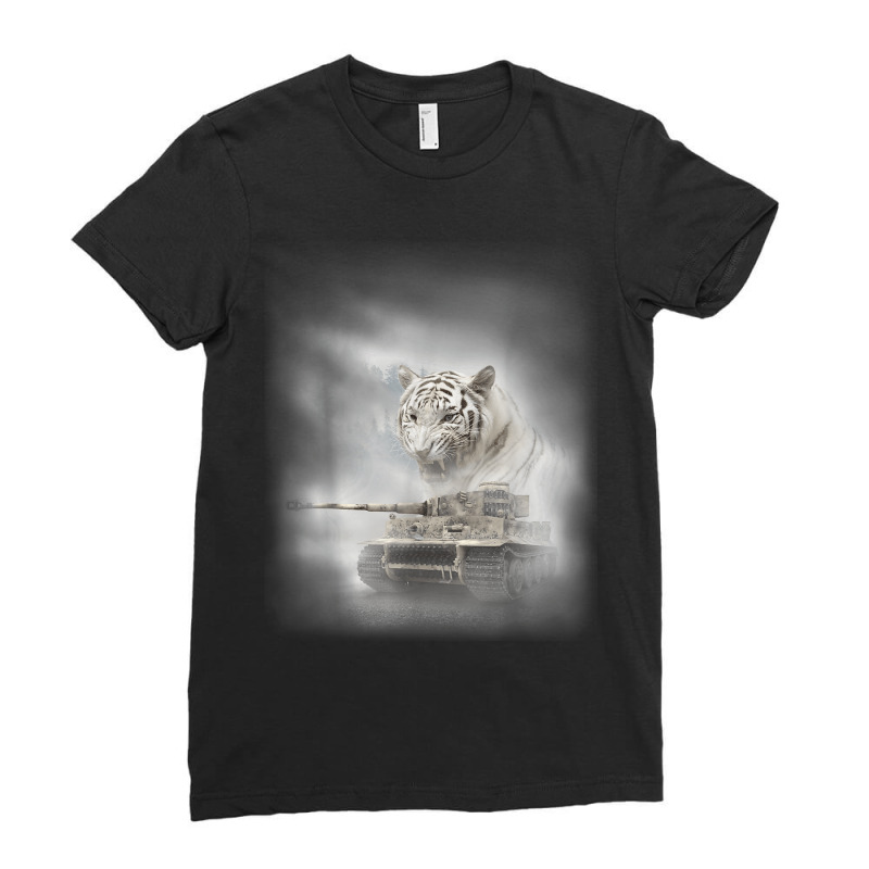 Panzerkampfwagen Iv   Ww2 German Tiger Tank Ladies Fitted T-Shirt by GretchenJennie | Artistshot