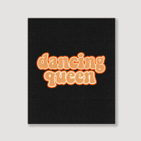 Dancing Queen Vintage Dancing 70s Portrait Canvas Print | Artistshot