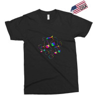 Colorful Music Notes And Fun Swirls Exclusive T-shirt | Artistshot