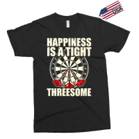 Darts Funny Happiness Is A Tight Threesome Club Gif Exclusive T-shirt | Artistshot