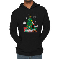 Olive Oyl Around The Christmas Tree Popeye  Olive Oyl Lightweight Hoodie | Artistshot