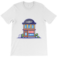 Coffee Shop Cartoon T-shirt | Artistshot