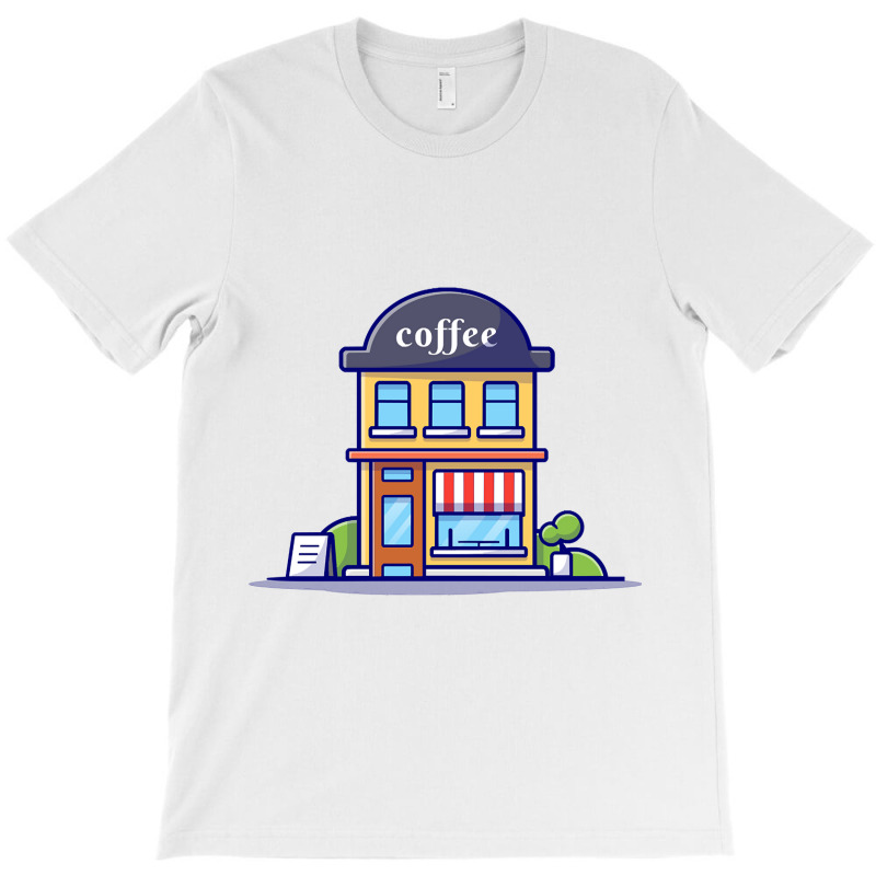 Coffee Shop Cartoon T-shirt | Artistshot