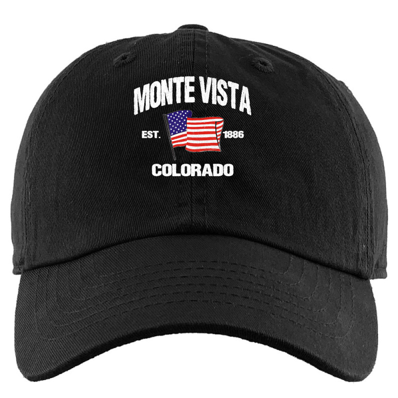 Monte Vista Colorado Co Usa Stars & Stripes Vintage Style Premium Kids Cap by JOHNDTROUTMAN | Artistshot