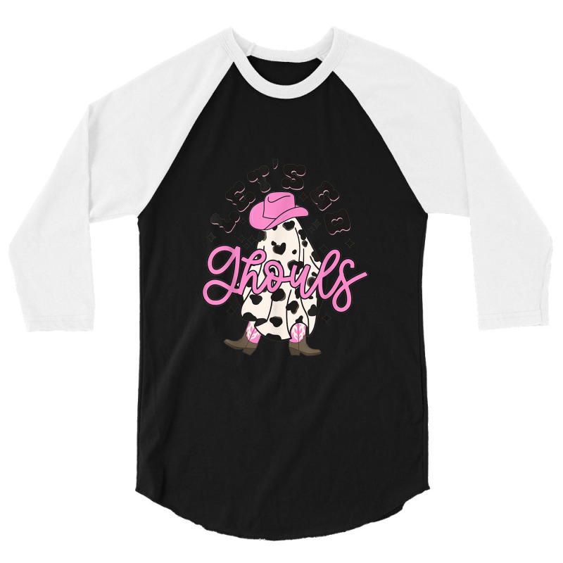 Let’s Go Ghouls Halloween Spooky Western Cowgirl Retro 3/4 Sleeve Shirt | Artistshot