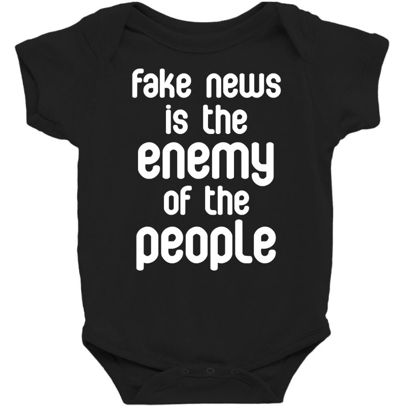 Fake News Baby Bodysuit by mckeebeckett3l9yxd | Artistshot