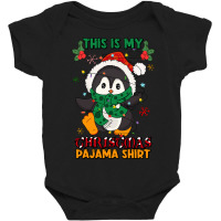 Funny Christmas Pajame Shirt Baby Bodysuit | Artistshot