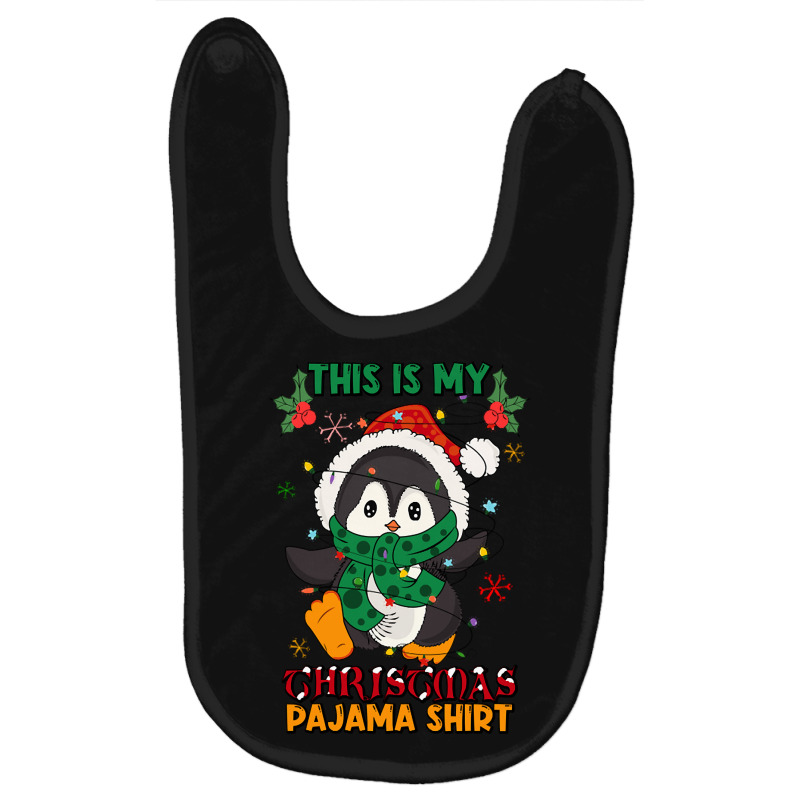 Funny Christmas Pajame Shirt Baby Bibs by Mcrae Murry | Artistshot