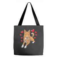 Bedouin Sheepdog T  Shirt Canaan Dog With Stuffed Animal And Hearts T Tote Bags | Artistshot