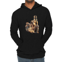 Lettertrunk Meerkat Family In The Kalahari Desert Lightweight Hoodie | Artistshot