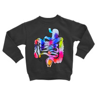 Digestive System Gastrointestinal Tract Watercolor Art Gifts Toddler Sweatshirt | Artistshot