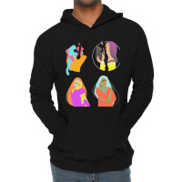 Behind Every Great Woman, Is Here Cat Stickers Lightweight Hoodie | Artistshot