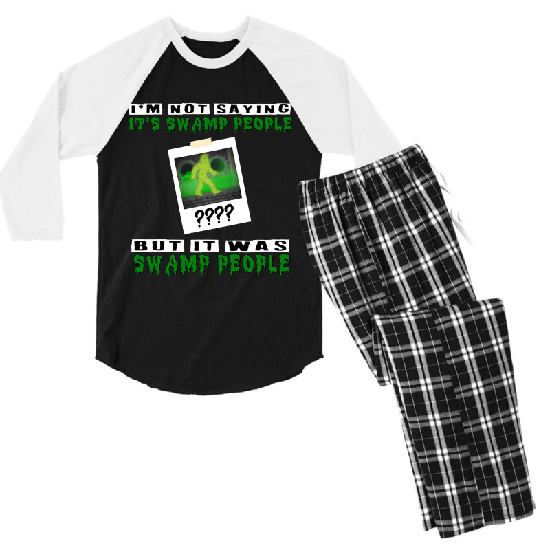 It Was Swamp People Men's 3/4 Sleeve Pajama Set by Pannell Quintero | Artistshot