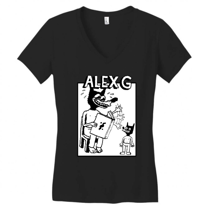 Alex G Women's V-Neck T-Shirt by NINOZKABAUGHMAN | Artistshot