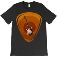 Vintage Guitar Pick Guitarist Lover Instrument Electric Bass T-shirt | Artistshot