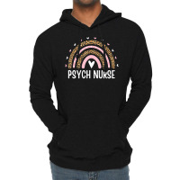 Psych Nurse Nursing Leopard Rainbow Psychiatric Nurse Women Lightweight Hoodie | Artistshot