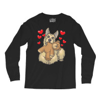 Berger Picard T  Shirt Berger Picard Dog With Hearts T  Shirt Long Sleeve Shirts | Artistshot