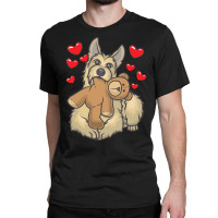 Berger Picard T  Shirt Berger Picard Dog With Hearts T  Shirt Classic T-shirt | Artistshot