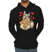 Berger Picard T  Shirt Berger Picard Dog With Hearts T  Shirt Lightweight Hoodie | Artistshot