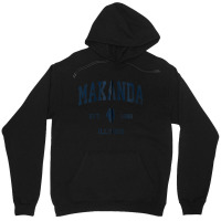 Makanda Illinois Il Vintage Athletic Navy Sports Design Zip Hoodie Unisex Hoodie | Artistshot