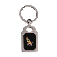 Creature Catcher - Egg Thief Silver Rectangle Keychain | Artistshot