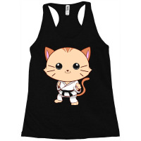 Jiu Jitsu Cat Kawaii Mma Martial Arts Pet Owner Racerback Tank | Artistshot