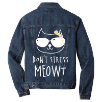 Don't Stress Meowt Men Denim Jacket | Artistshot