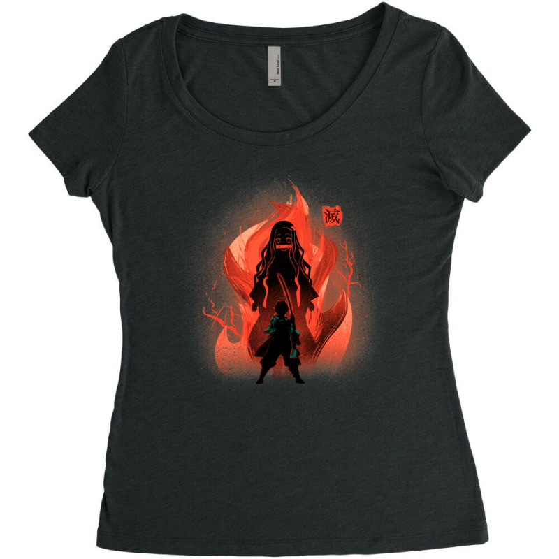 Dance Of The Fire God 1 Women's Triblend Scoop T-shirt by JohannaMay | Artistshot