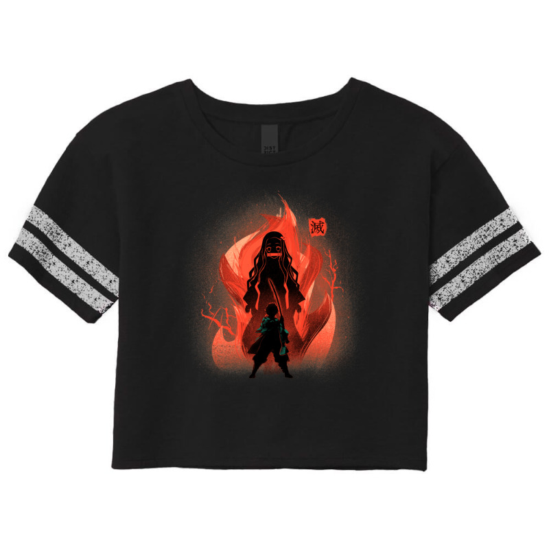 Dance Of The Fire God 1 Scorecard Crop Tee by JohannaMay | Artistshot