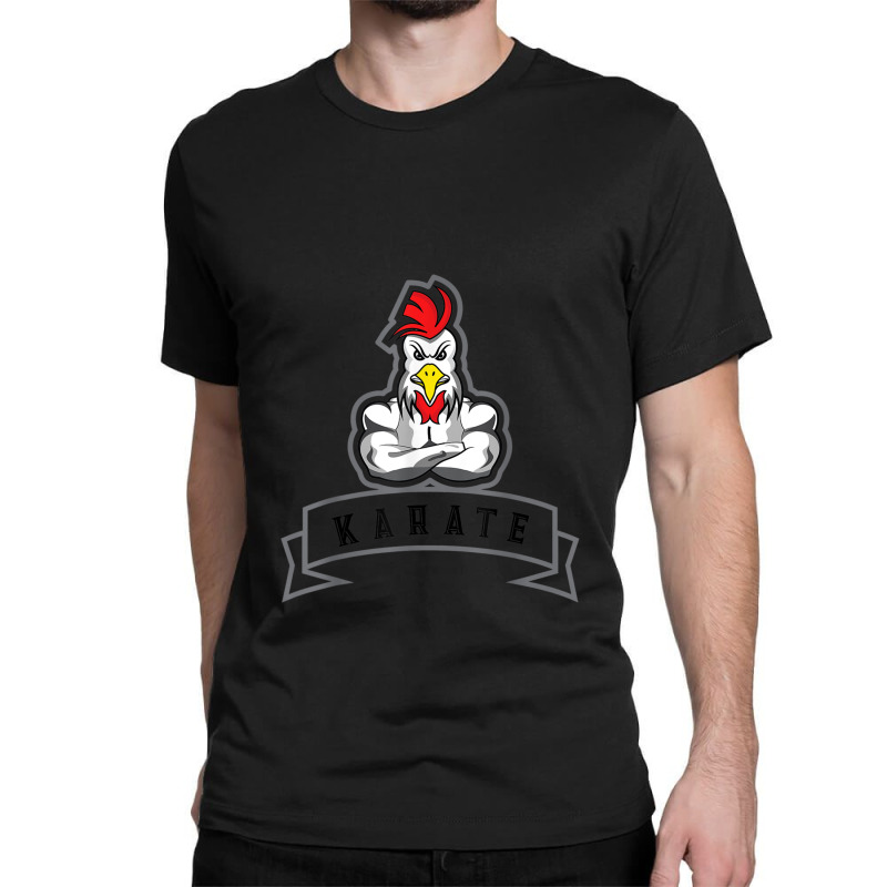 Strong Rooster Karate Martial Arts Fighter Classic T-shirt by ColleenDChamplin | Artistshot