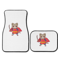 Kawaii Samurai Ninja Cat Full Set Car Mats | Artistshot