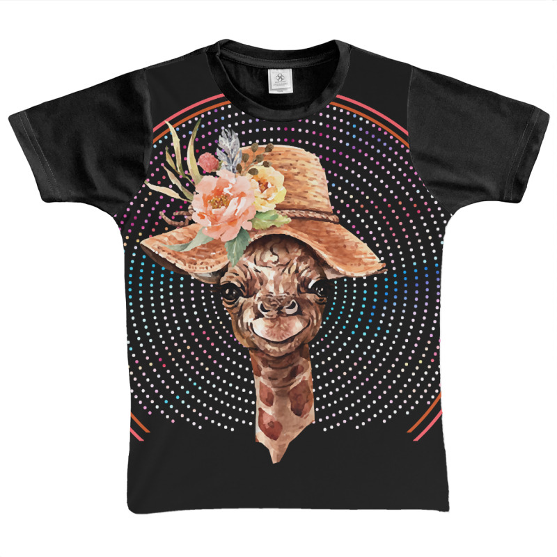 Giraffe Lady Africa Animal Giraffe Graphic Youth T-shirt | Artistshot