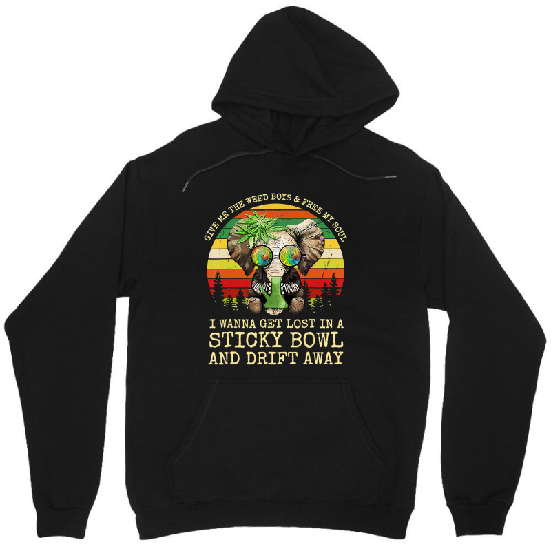 Cool Elephant Smoking Weed Bong Marijuana Cannabis Stoner Unisex Hoodie | Artistshot