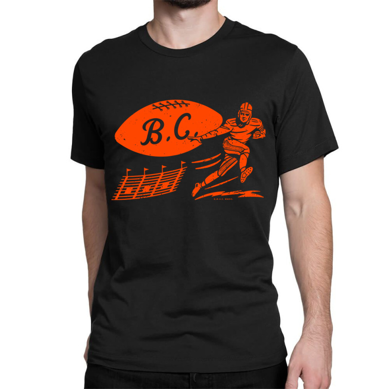 Vintage Football B.c. Lions Orange B.c. Wordmark Classic T-shirt by ekukaevelsy | Artistshot