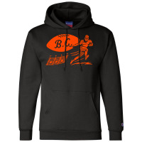 Vintage Football B.c. Lions Orange B.c. Wordmark Champion Hoodie | Artistshot