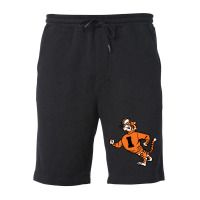 Vintage Walking Angry Tiger Idaho State Fleece Short | Artistshot