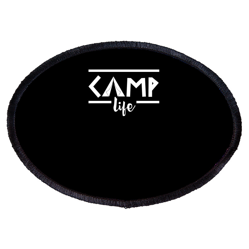 Camp Life Oval Patch | Artistshot