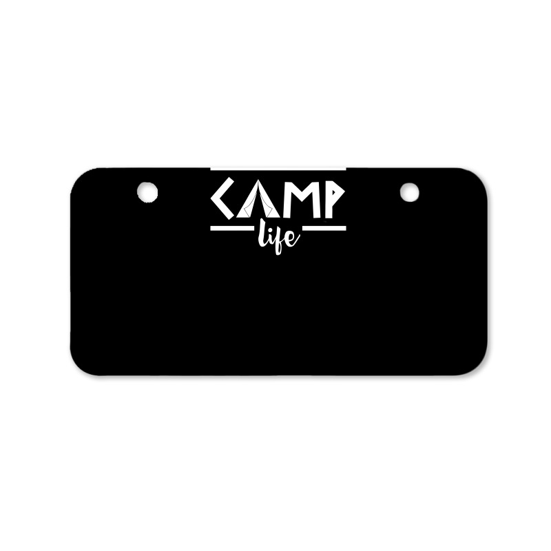 Camp Life Bicycle License Plate | Artistshot