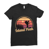 Island Peak Camping Ladies Fitted T-shirt | Artistshot