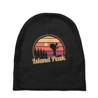 Island Peak Camping Baby Beanies | Artistshot