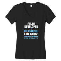 Film Developer Women's V-neck T-shirt | Artistshot