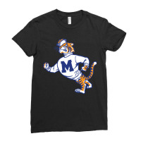 Vintage Walking Angry Tiger Memphis Ladies Fitted T-shirt | Artistshot