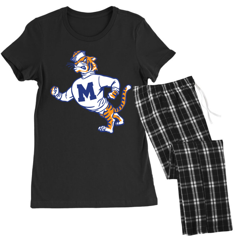 Vintage Walking Angry Tiger Memphis Women's Pajamas Set by JeremyHurley | Artistshot