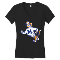 Vintage Walking Angry Tiger Memphis Women's V-neck T-shirt | Artistshot