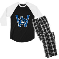 Westfield State Owls Men's 3/4 Sleeve Pajama Set | Artistshot