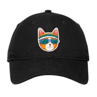 Cool Cat With Sunglasses Headband Adjustable Cap | Artistshot