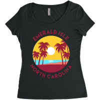 Emerald Isle, North Carolina Women's Triblend Scoop T-shirt | Artistshot