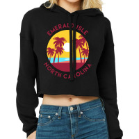 Emerald Isle, North Carolina Cropped Hoodie | Artistshot