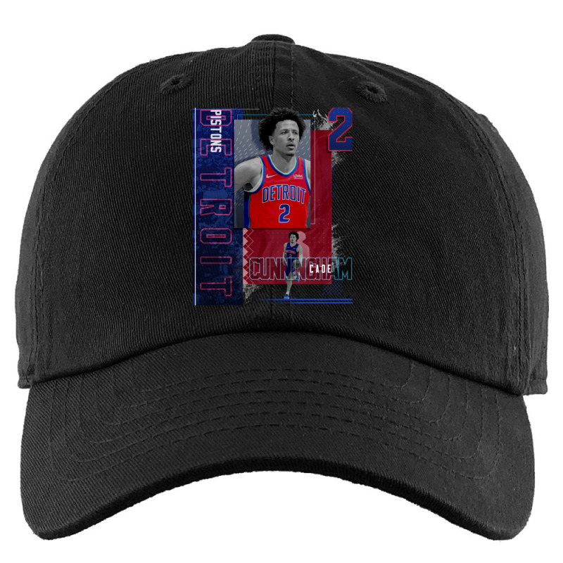 Cade Cunningham Basketball Paper Poster Pistons 2 Kids Cap by adwoaafredyy | Artistshot